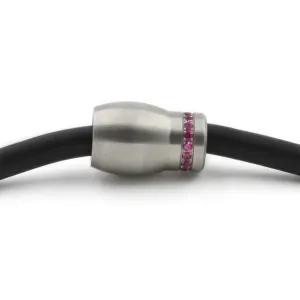 0901.100SP TeNo Stainless Steel YuKoN Pink Sapphire Clasp