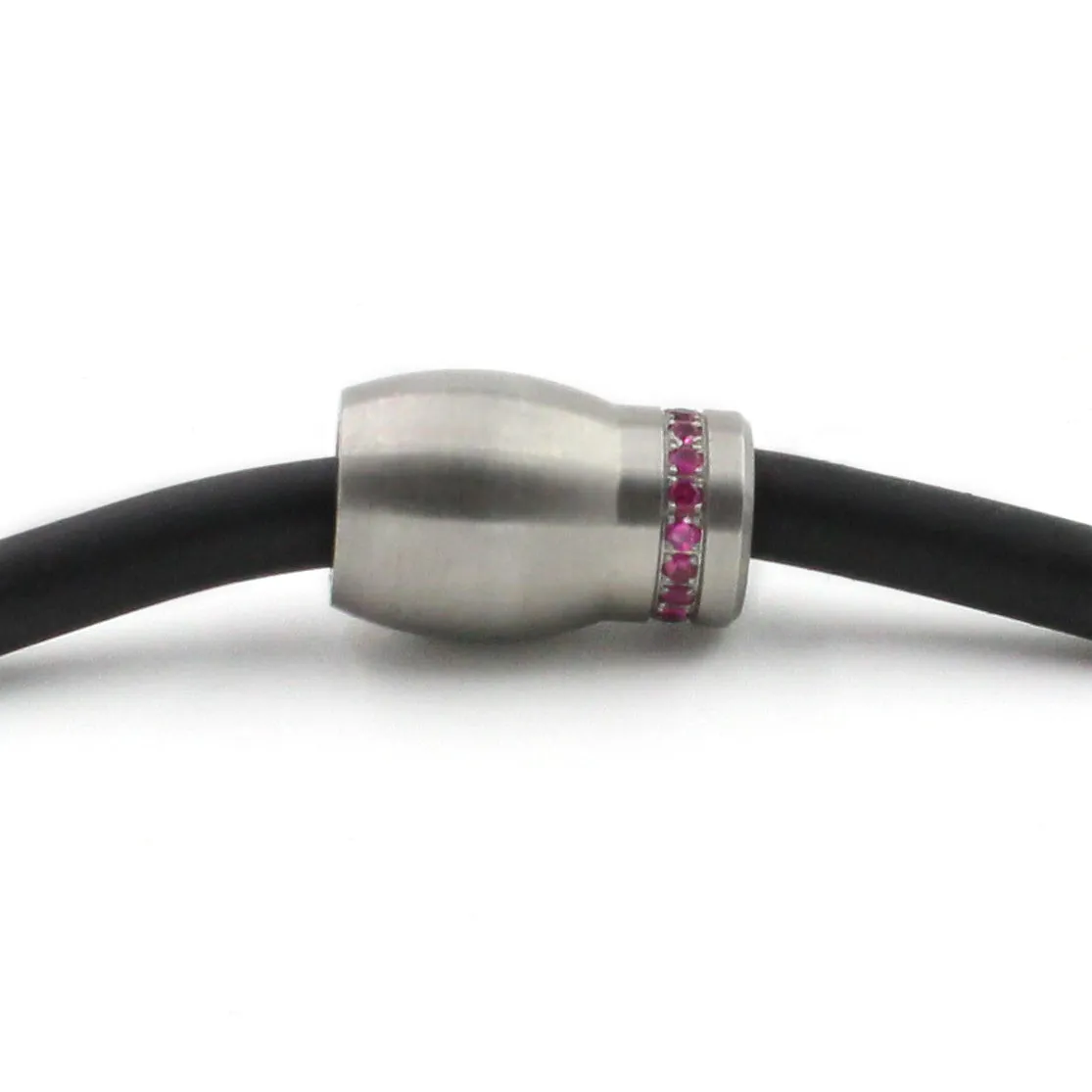0901.100SP TeNo Stainless Steel YuKoN Pink Sapphire Clasp