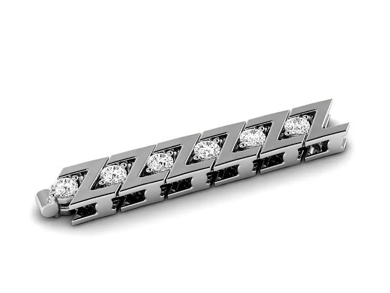1.00-3.00 CT Round Cut Lab Grown Diamonds - Tennis Bracelet