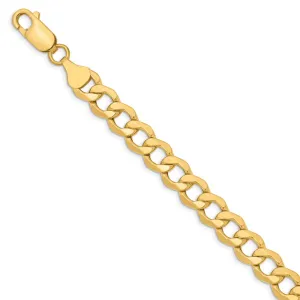 10K 7mm Semi-Solid Curb Chain
