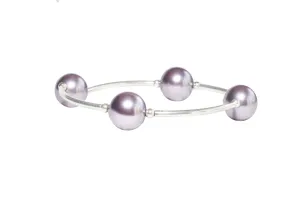12mm Mauve Pearl Blessing Bracelet: S