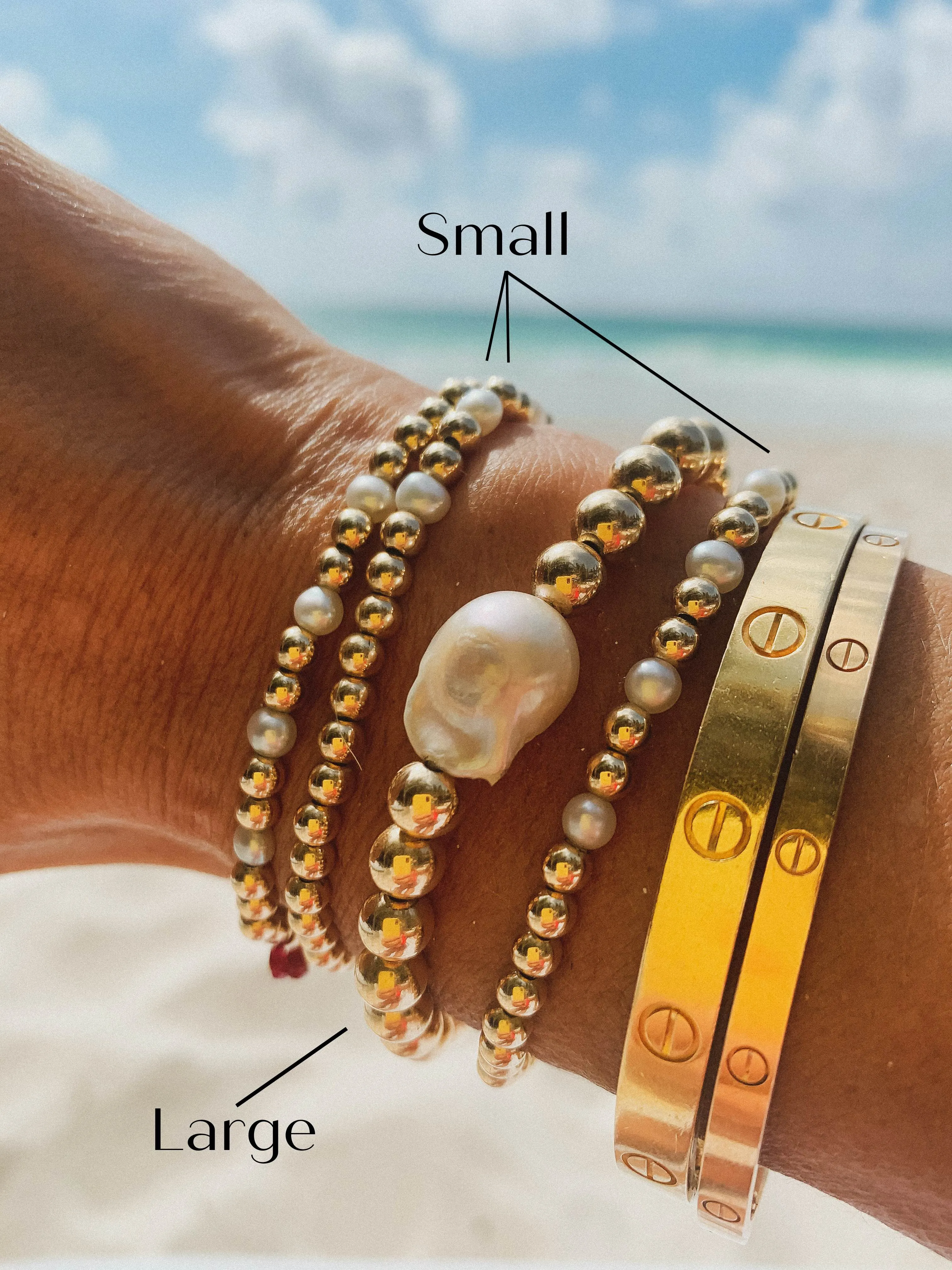14K Gold-Filled Bracelet with Pearl