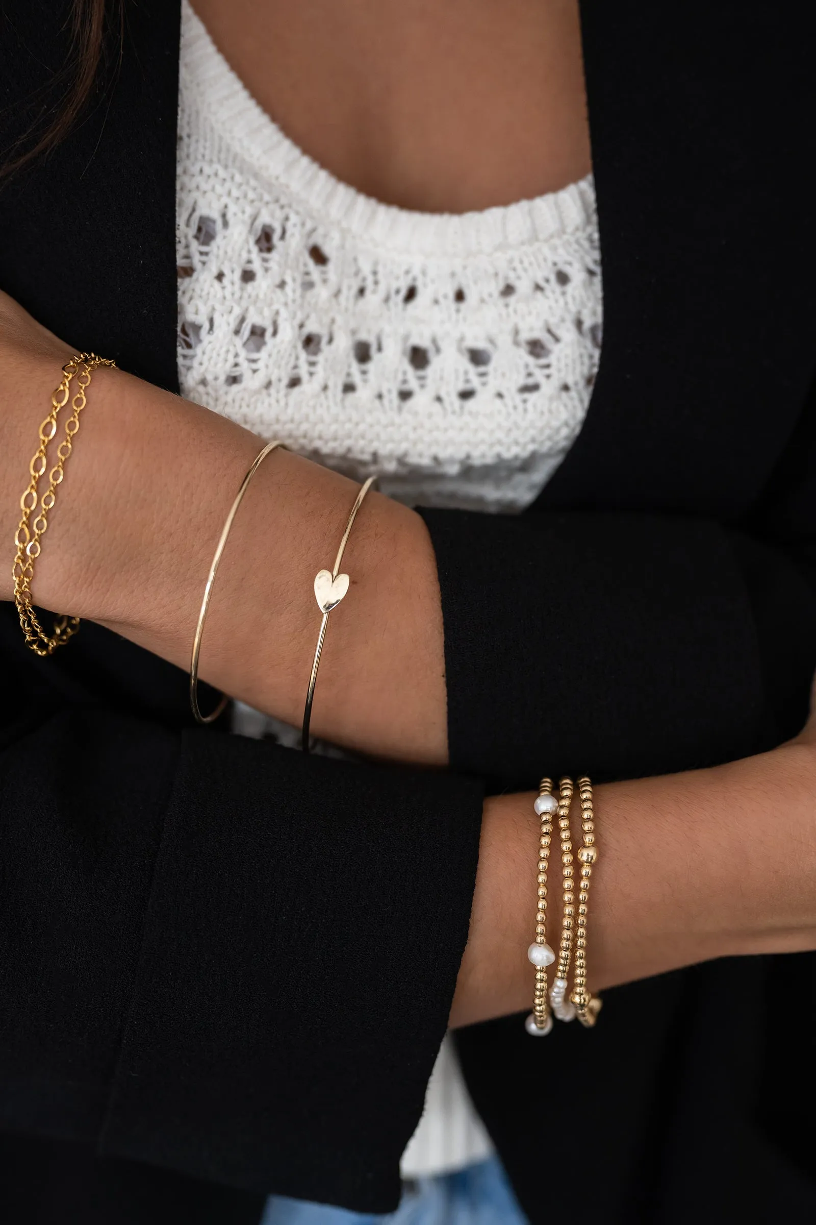 14KGF Stacking Bracelets