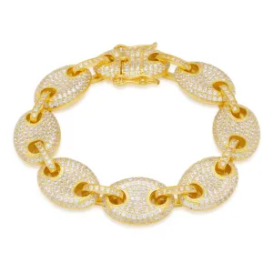 15mm Iced G-Link Bracelet