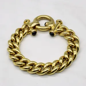 18k Yellow Gold Star Sapphire Bracelet | 5.00ctw | 8" |
