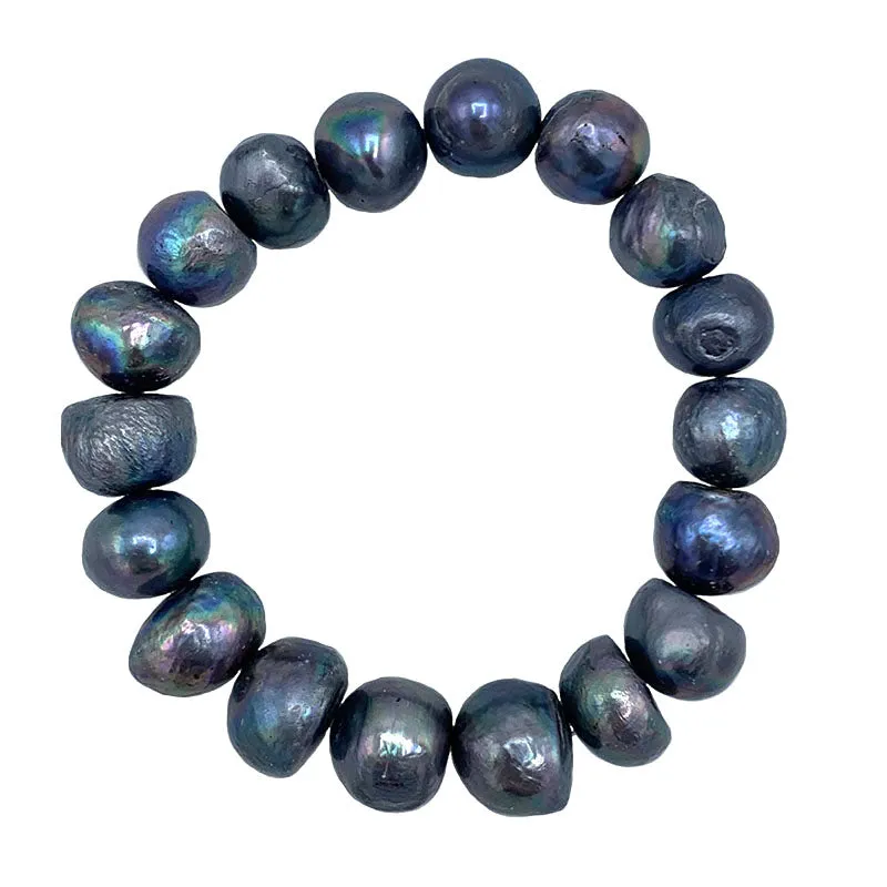 200-10-STR | BLACK BAM BAM STRETCH BRACELET
