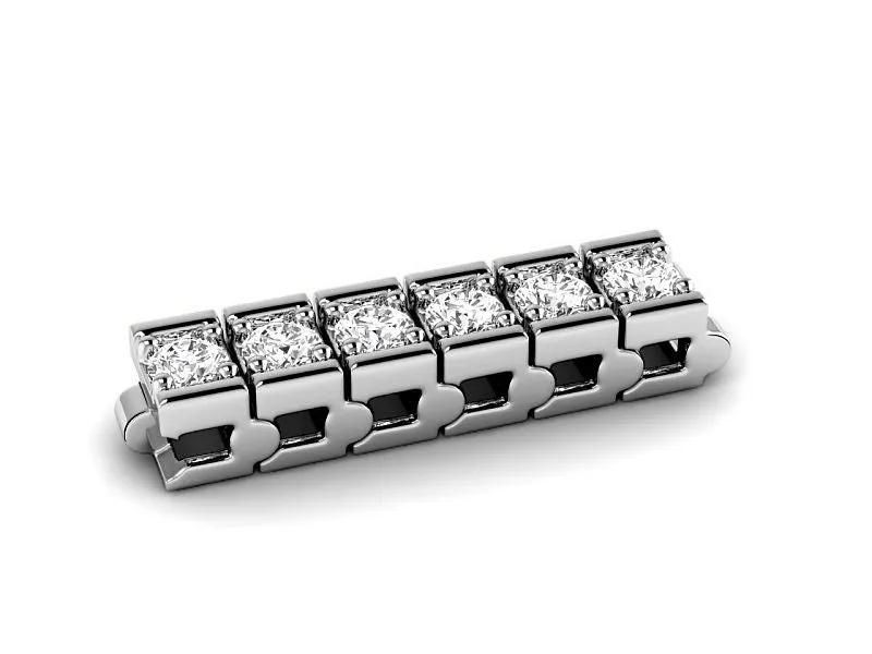 2.00-5.00 CT Round Cut Lab Grown Diamonds - Tennis Bracelet