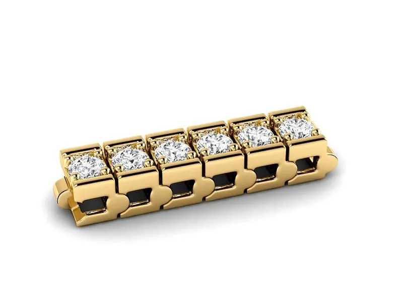 2.00-5.00 CT Round Cut Lab Grown Diamonds - Tennis Bracelet