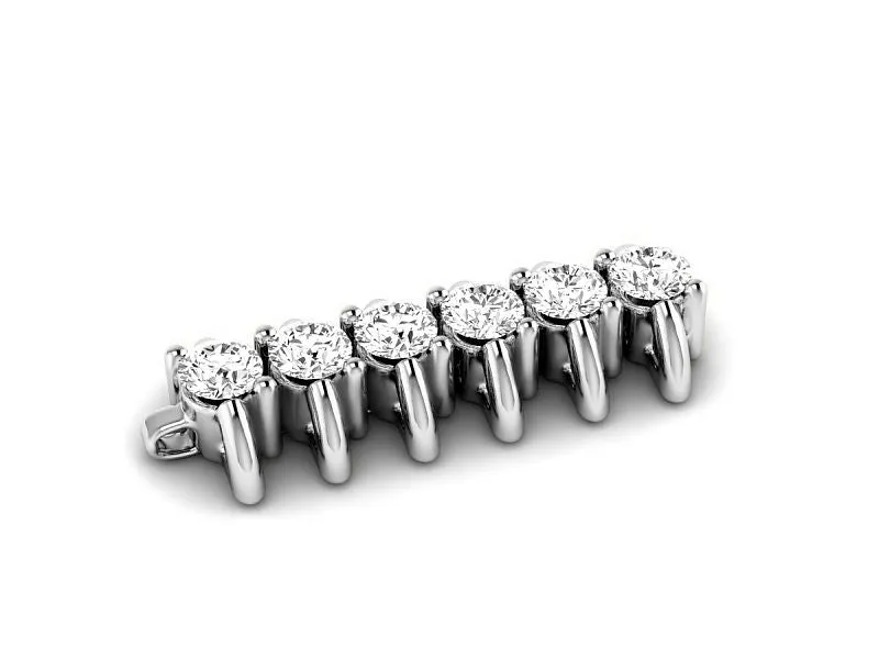 2.00-7.00 CT Round Cut Lab Grown Diamonds - Tennis Bracelet