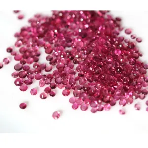 2.5 to 3.9 mm Round Pink Ruby Loose Stone Deals
