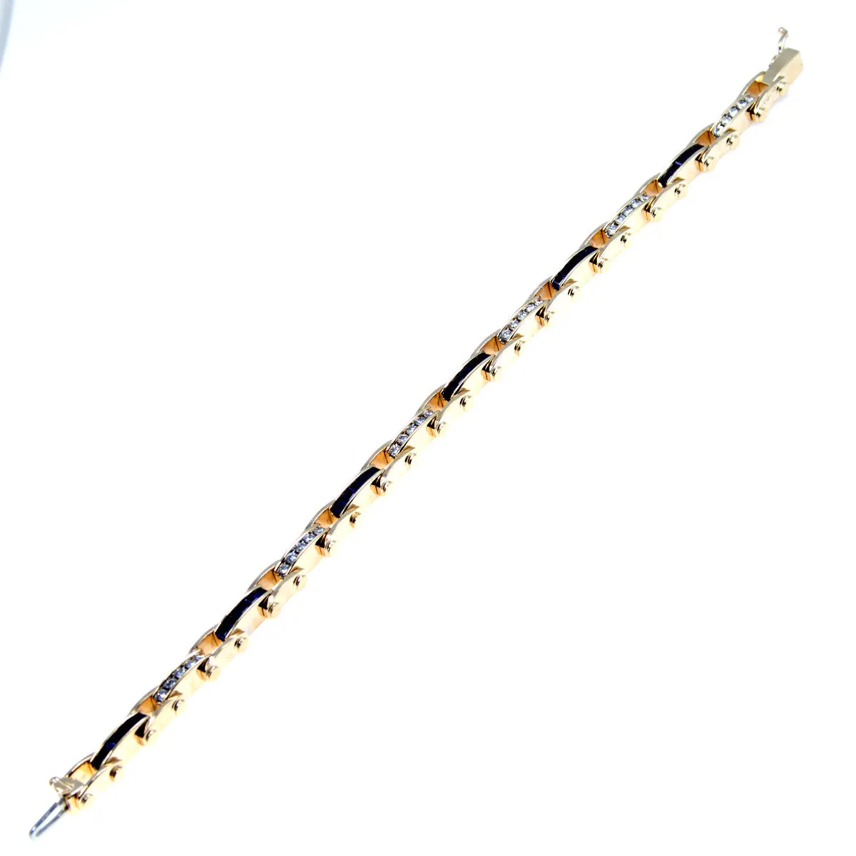 2.70ct Sapphire & Diamond Bracelet