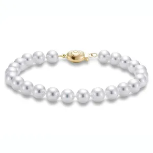 6.5-7MM AKOYA PEARL STRAND BRACELET