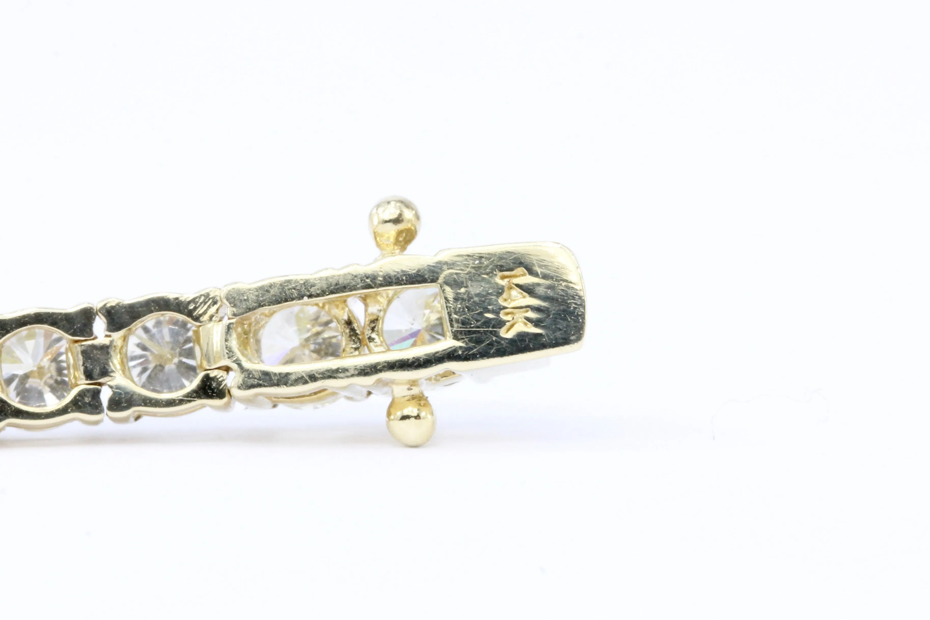 9 CTW 45 Diamond 14K Gold Tennis Bracelet
