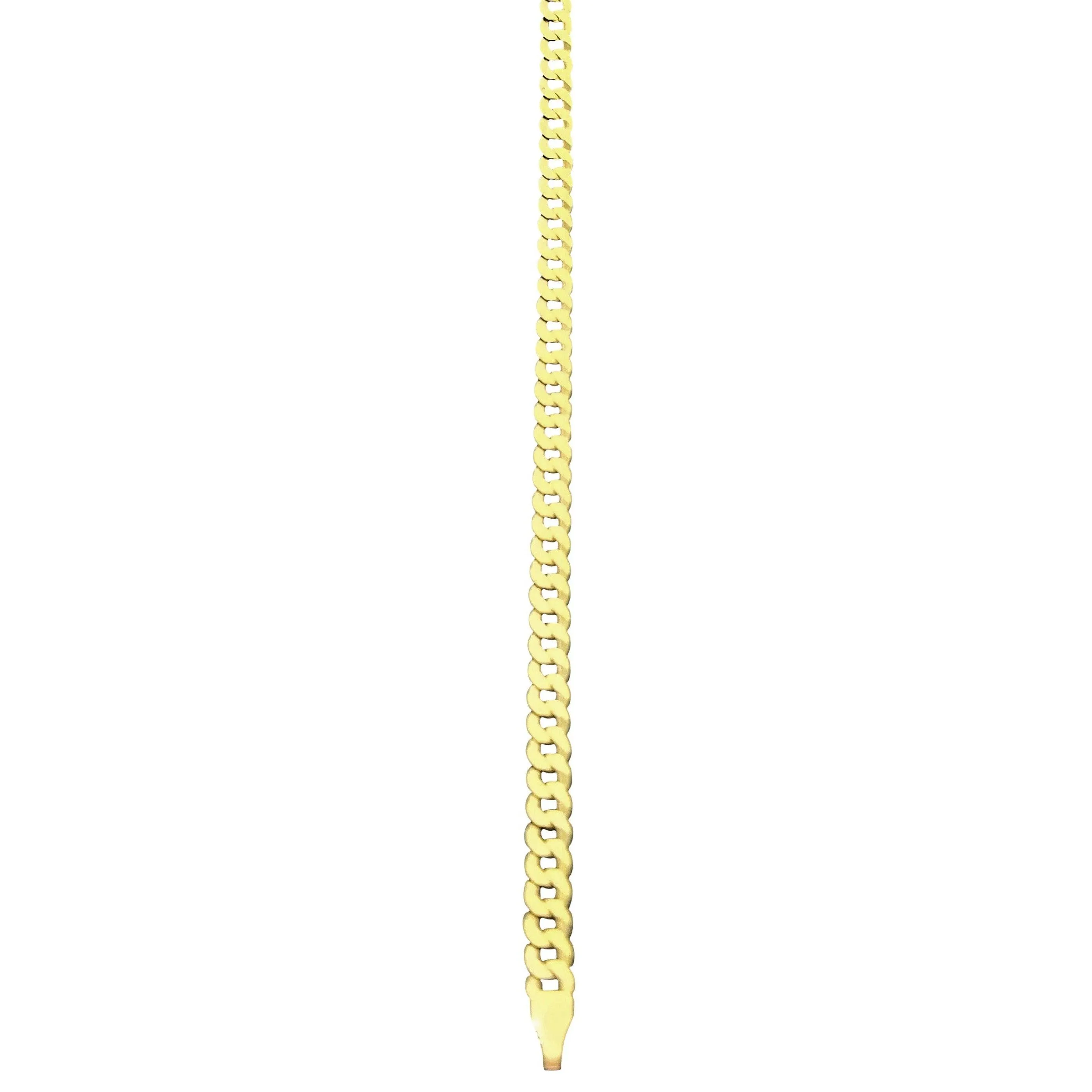 9kt Yellow Gold Curb Link Bracelet