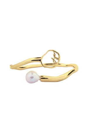 Aje Logo And Pearl Cuff