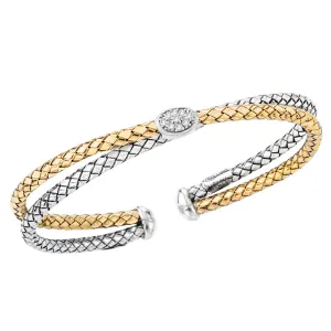 Alisa Sterling Silver & 18k Bracelet