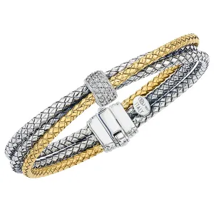 Alisa Sterling Silver & 18k Bracelet