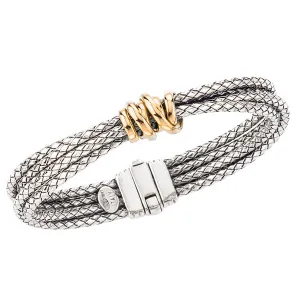 Alisa Sterling Silver & 18k Bracelet
