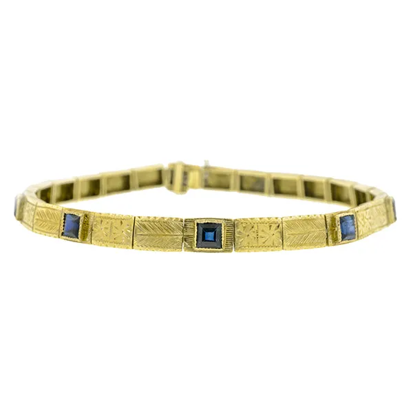 Art Deco Sapphire Bracelet