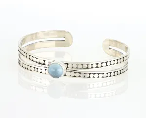 Athena double band bracelet with Topaz