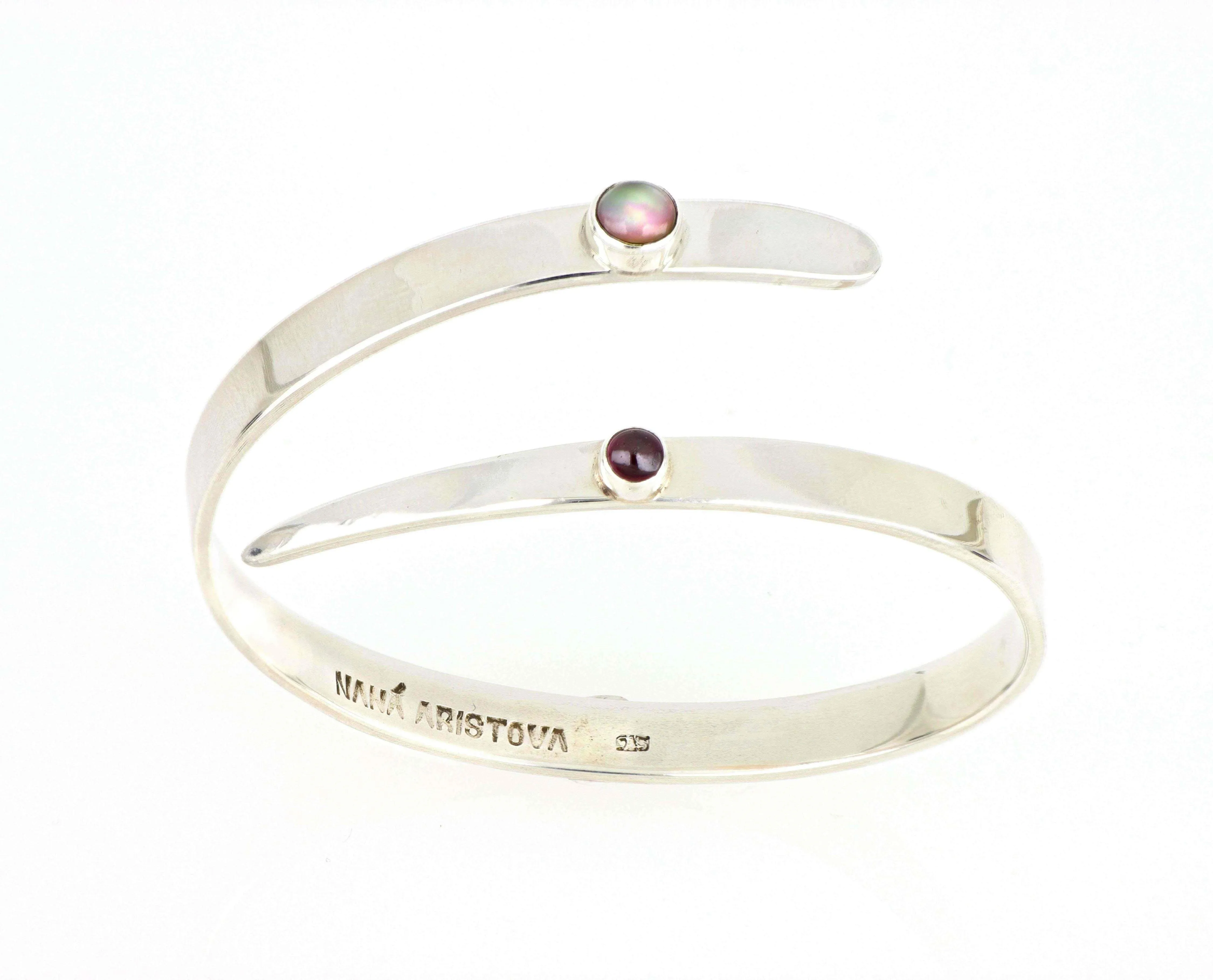 Athena spiral bracelet