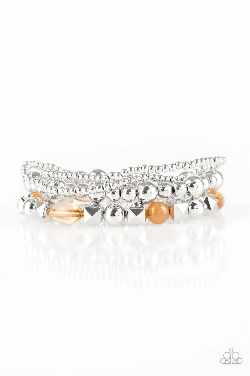 Babe-alicious Brown Paparazzi Bracelet