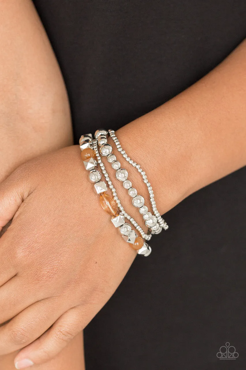 Babe-alicious Brown Paparazzi Bracelet