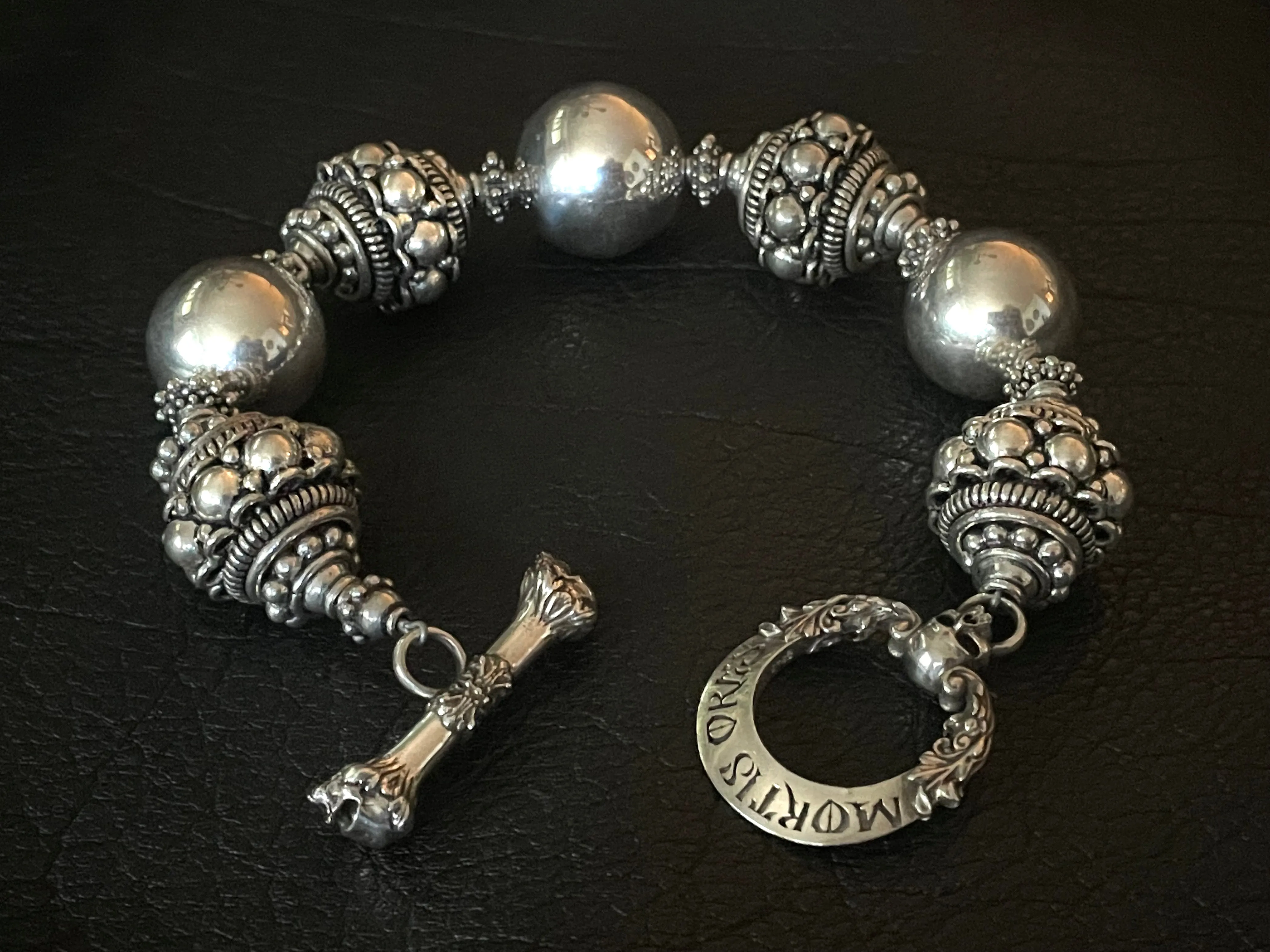 Babylon Beads Silver Bracelet
