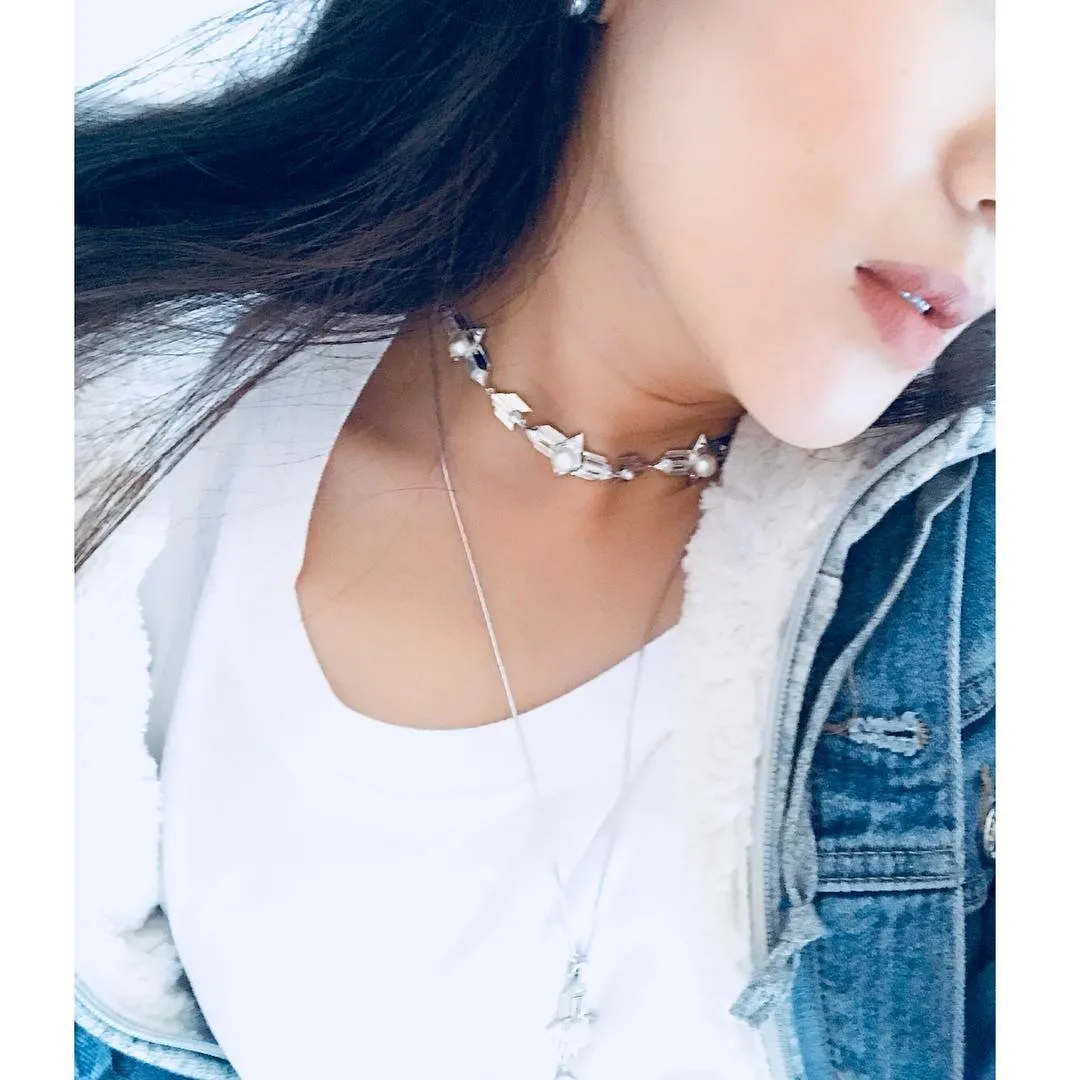Babylon Long Necklace - Silver