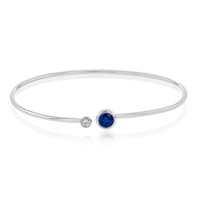Bangle in 18k Gold with Diamonds