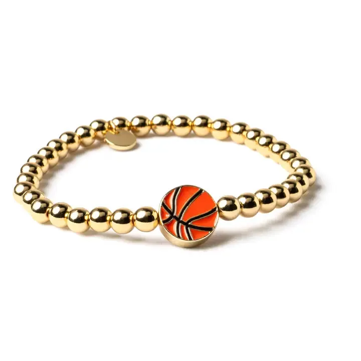 Basketball Stack Bracelet