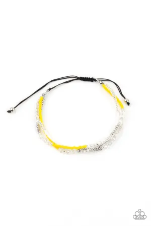 BEAD Me Up, Scotty! Yellow Paparazzi Bracelet