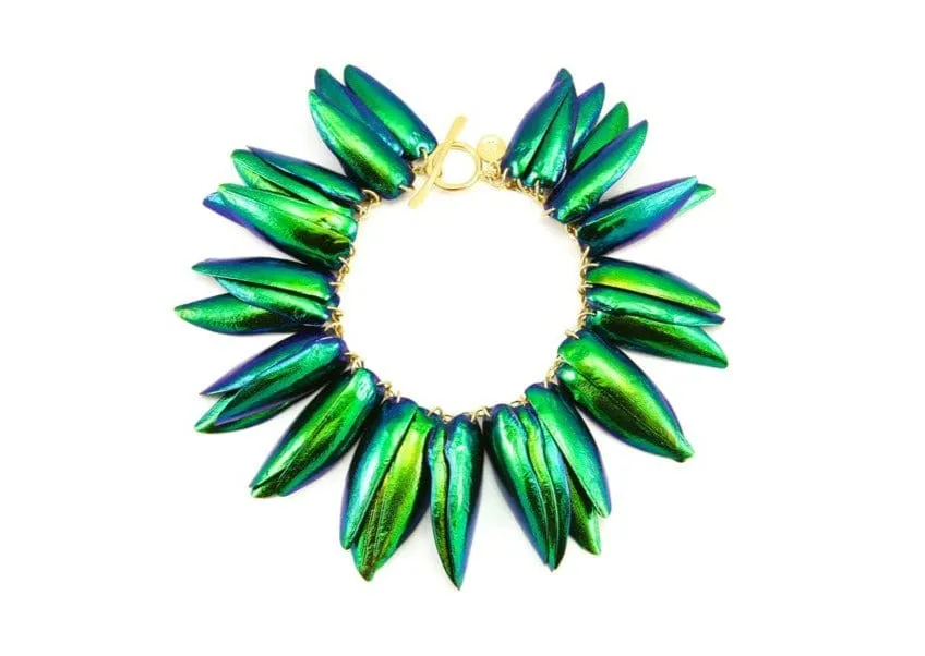 Beetle Wing Bracelet