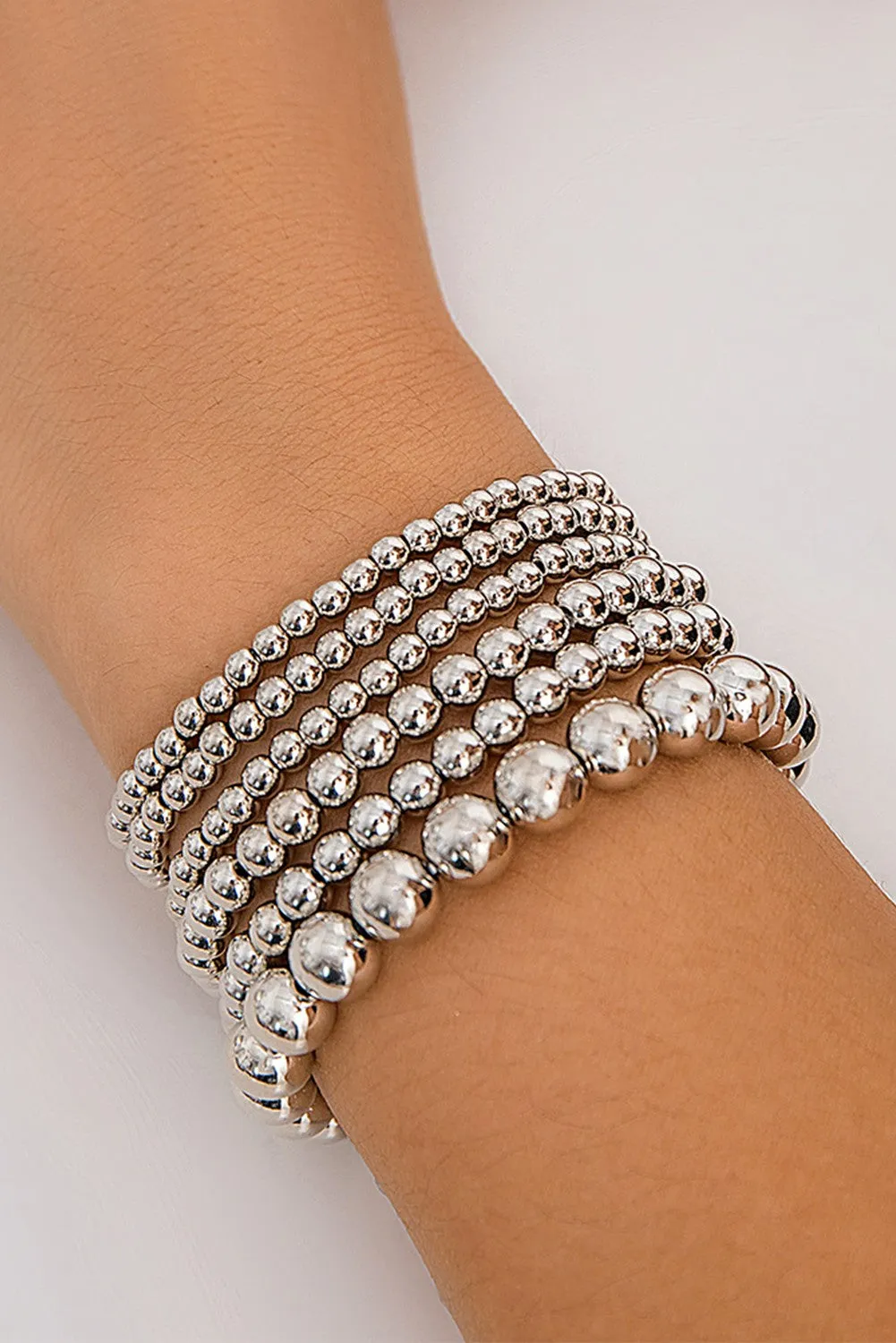 Bexley Silver Stack Bracelet Set