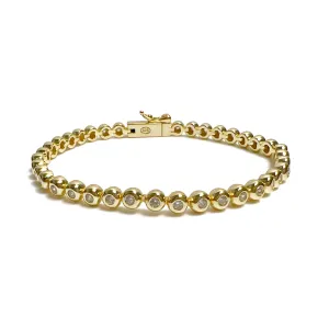 Bezel Outline Tennis Bracelet