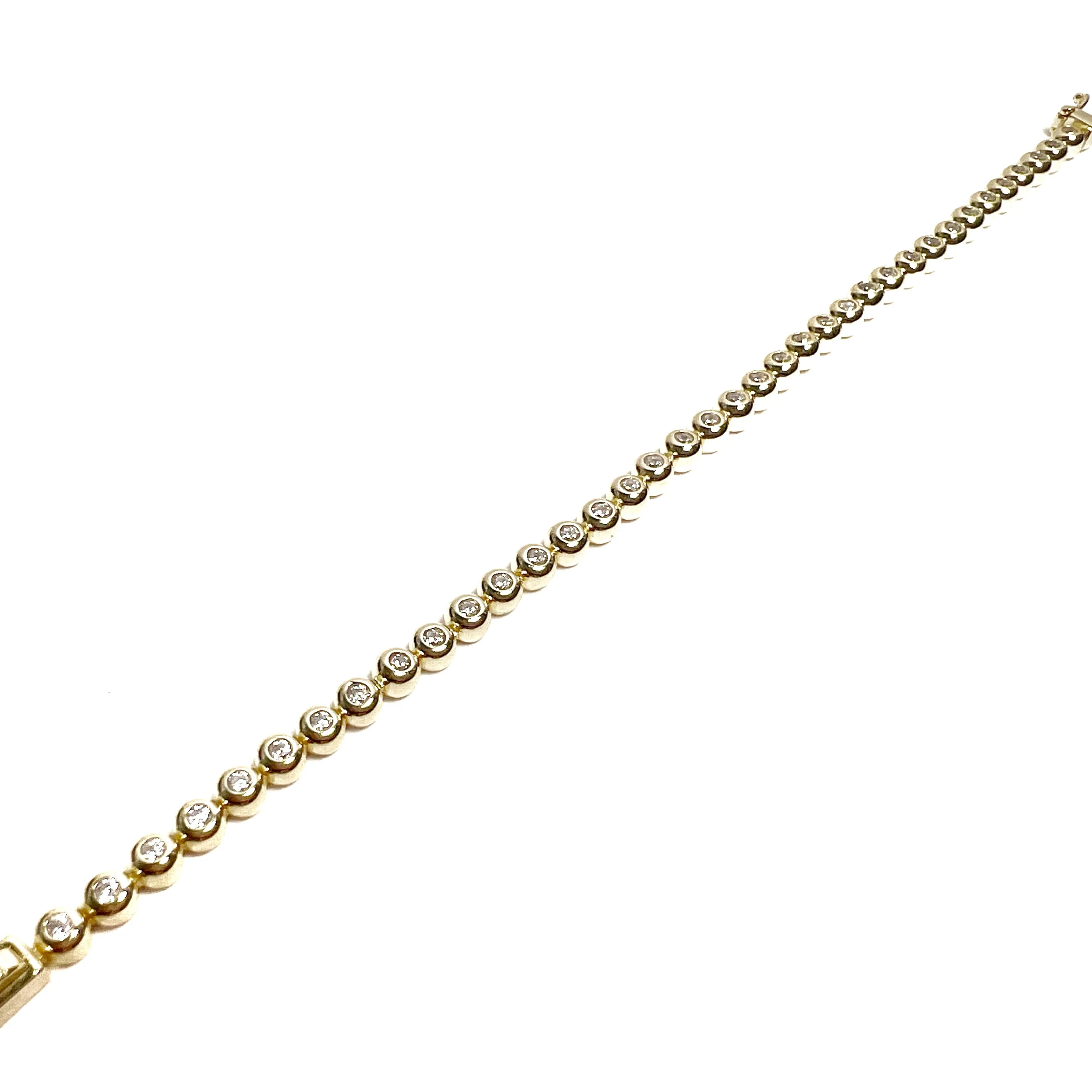 Bezel Outline Tennis Bracelet
