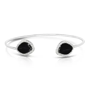 Black Onyx Cuff Bracelet