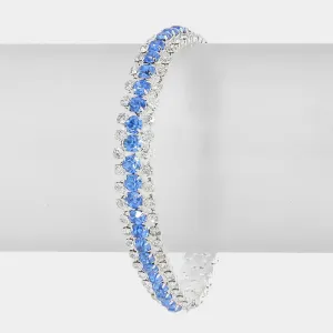 Blue Crystal Rhinestone Bracelet | 297553