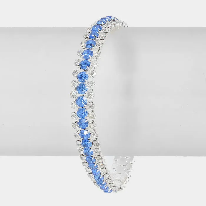 Blue Crystal Rhinestone Bracelet | 297553