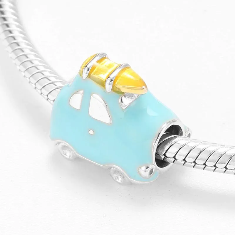 Blue Outing Car Charm