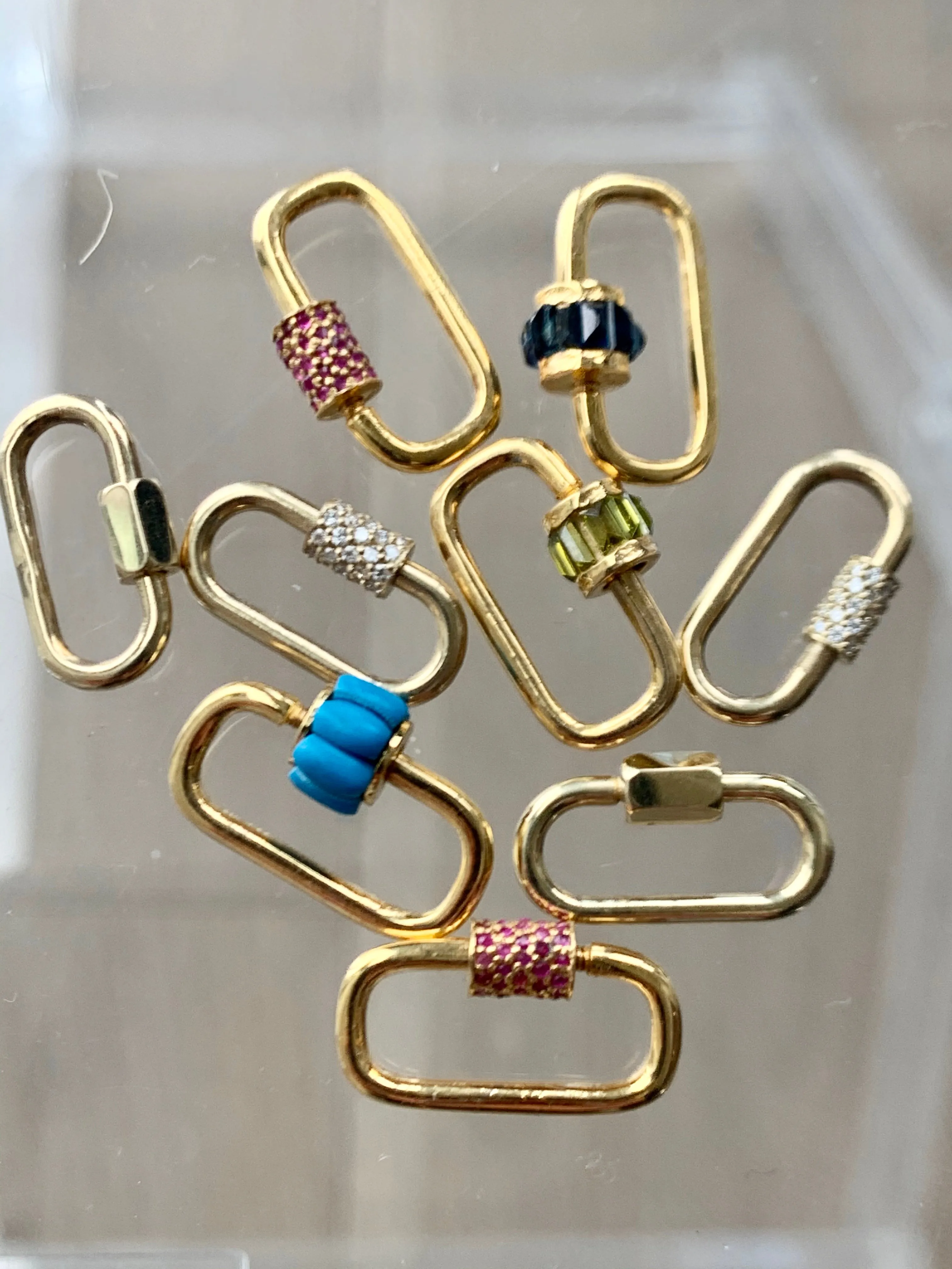 Blue Sapphire Carabiner Lock