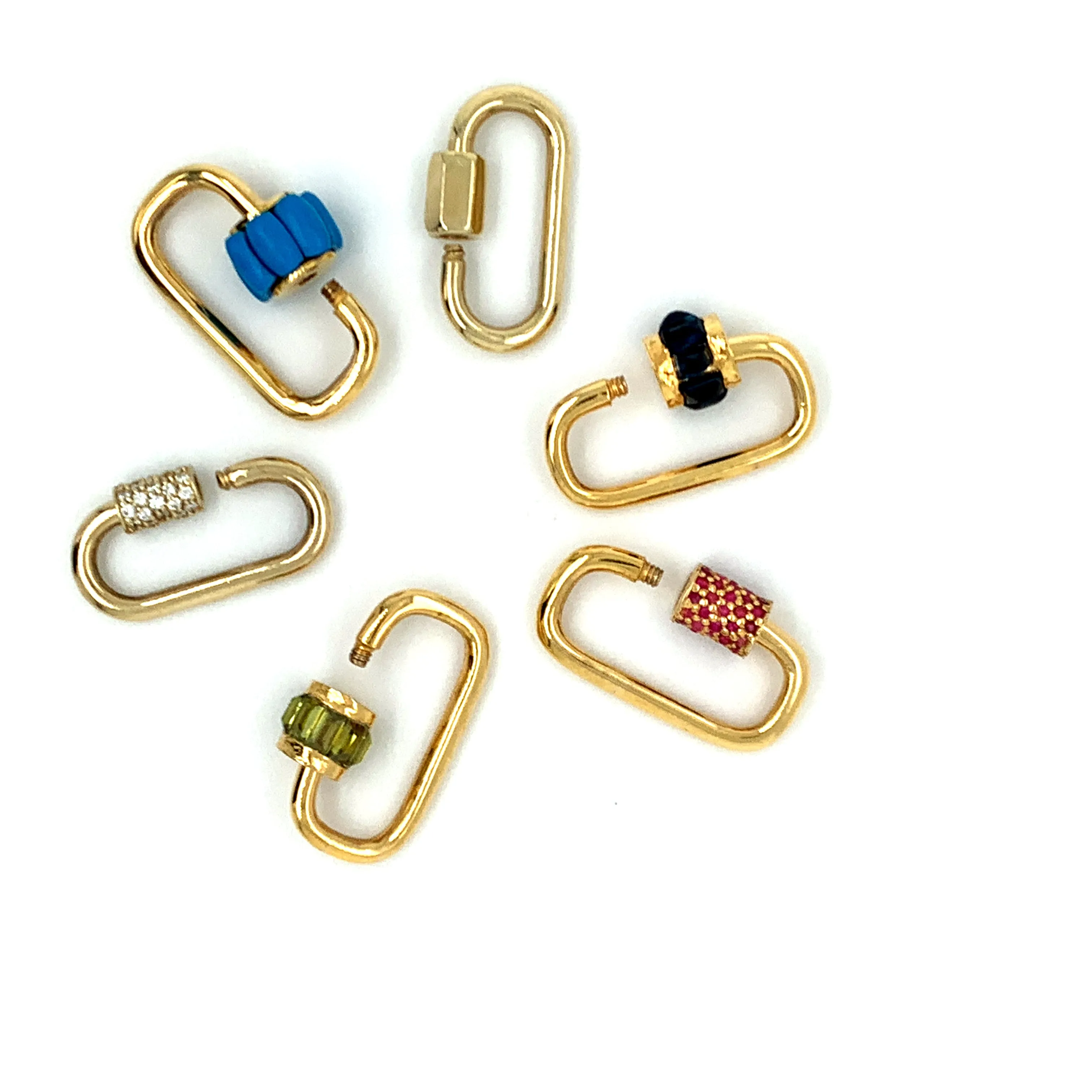 Blue Sapphire Carabiner Lock