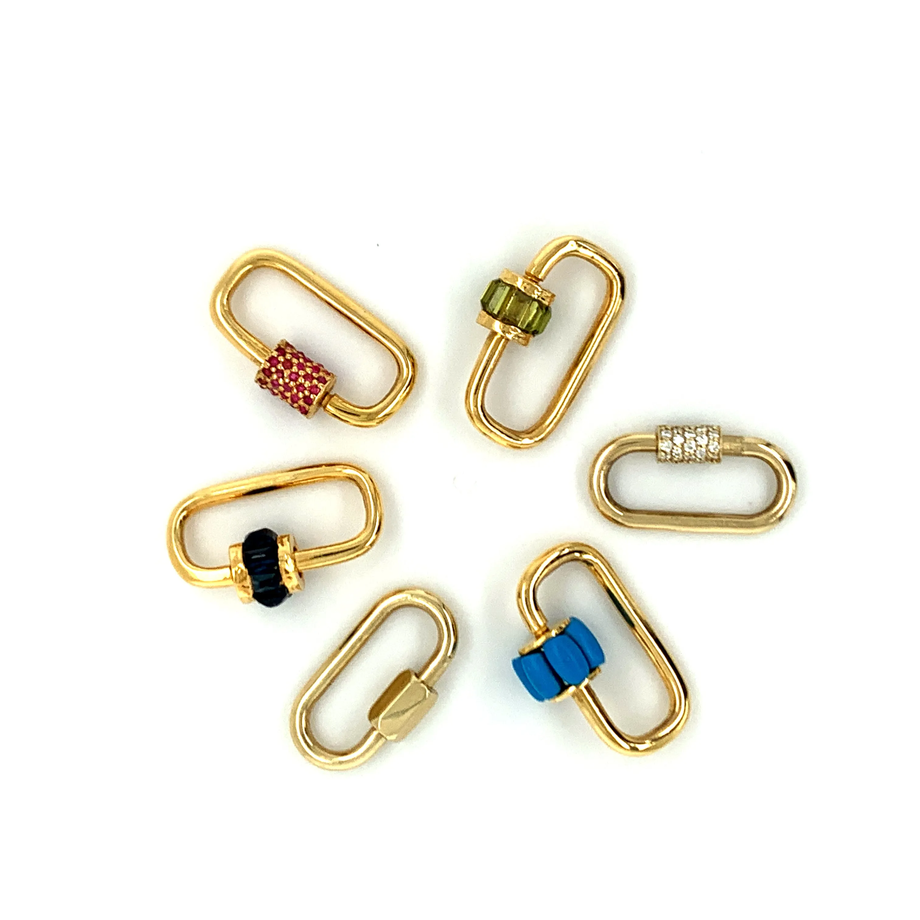 Blue Sapphire Carabiner Lock