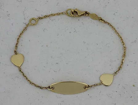 Bracelet Child ID With Hearts