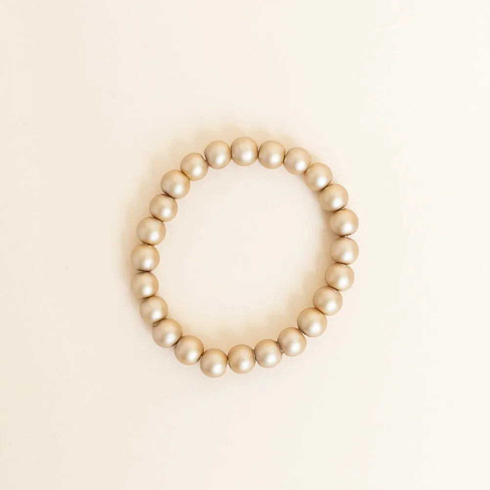 Brushed Pearl Bracelets