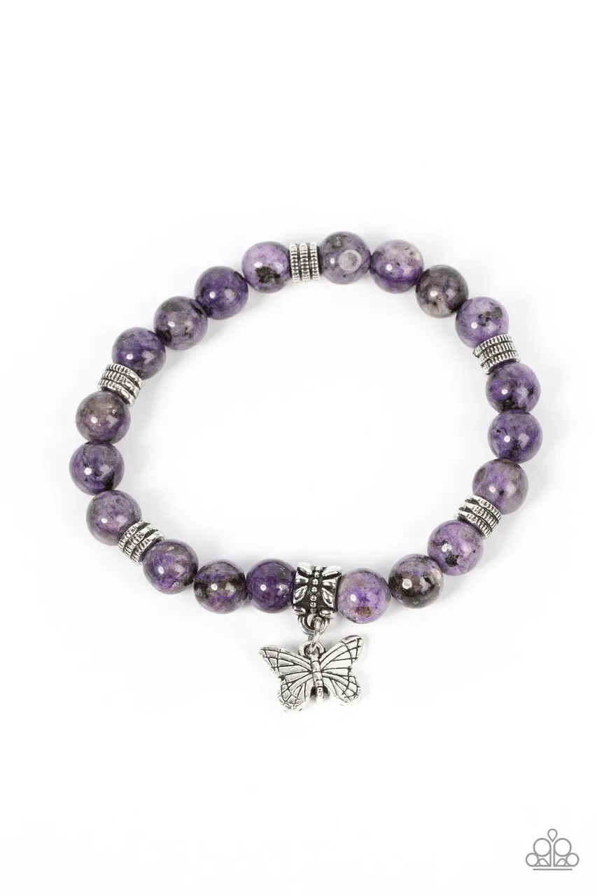 Butterfly Nirvana Purple Paparazzi Bracelet