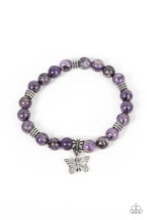 Butterfly Nirvana Purple Paparazzi Bracelet