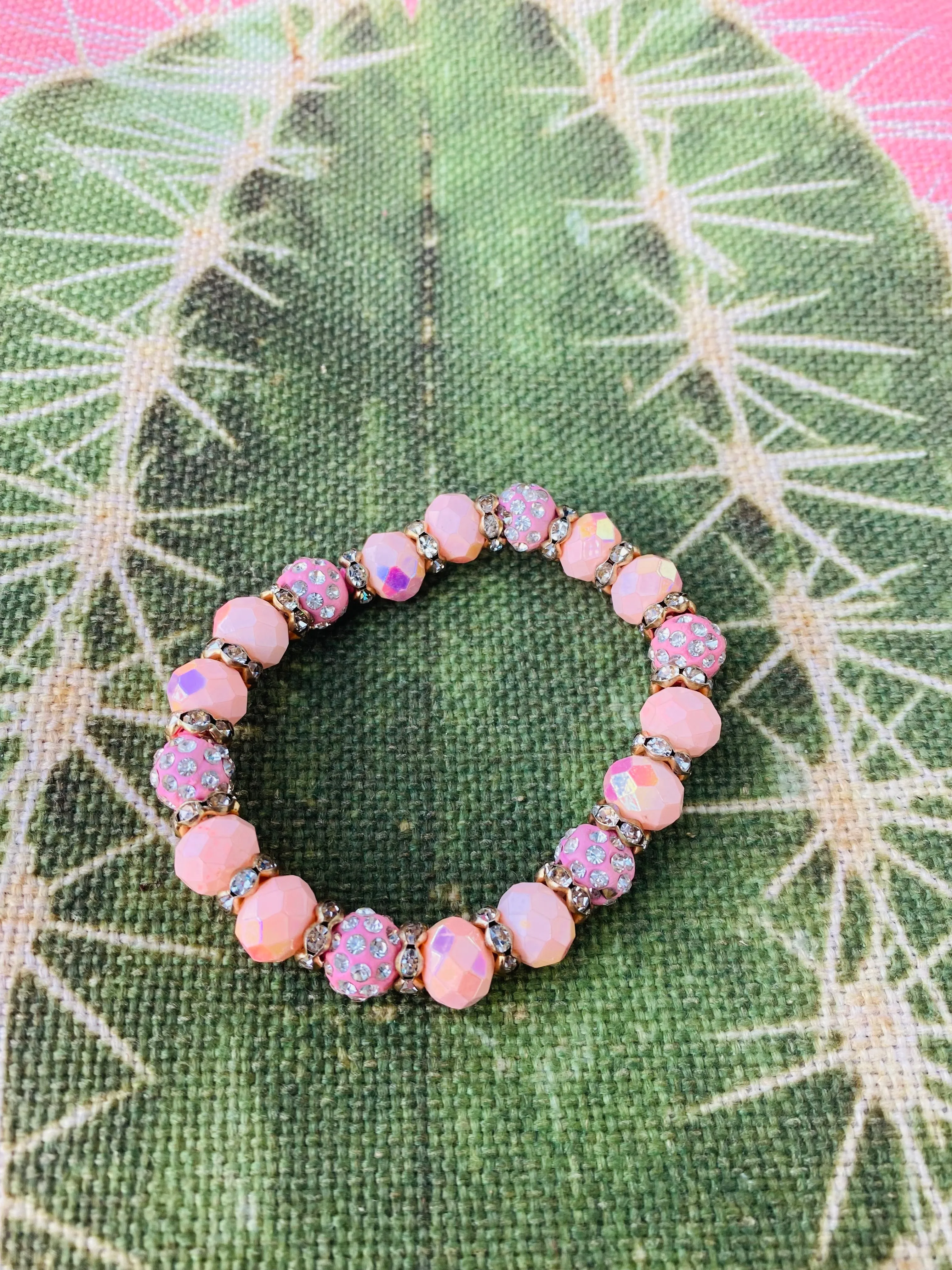 Candy Crystal Bead Bracelet