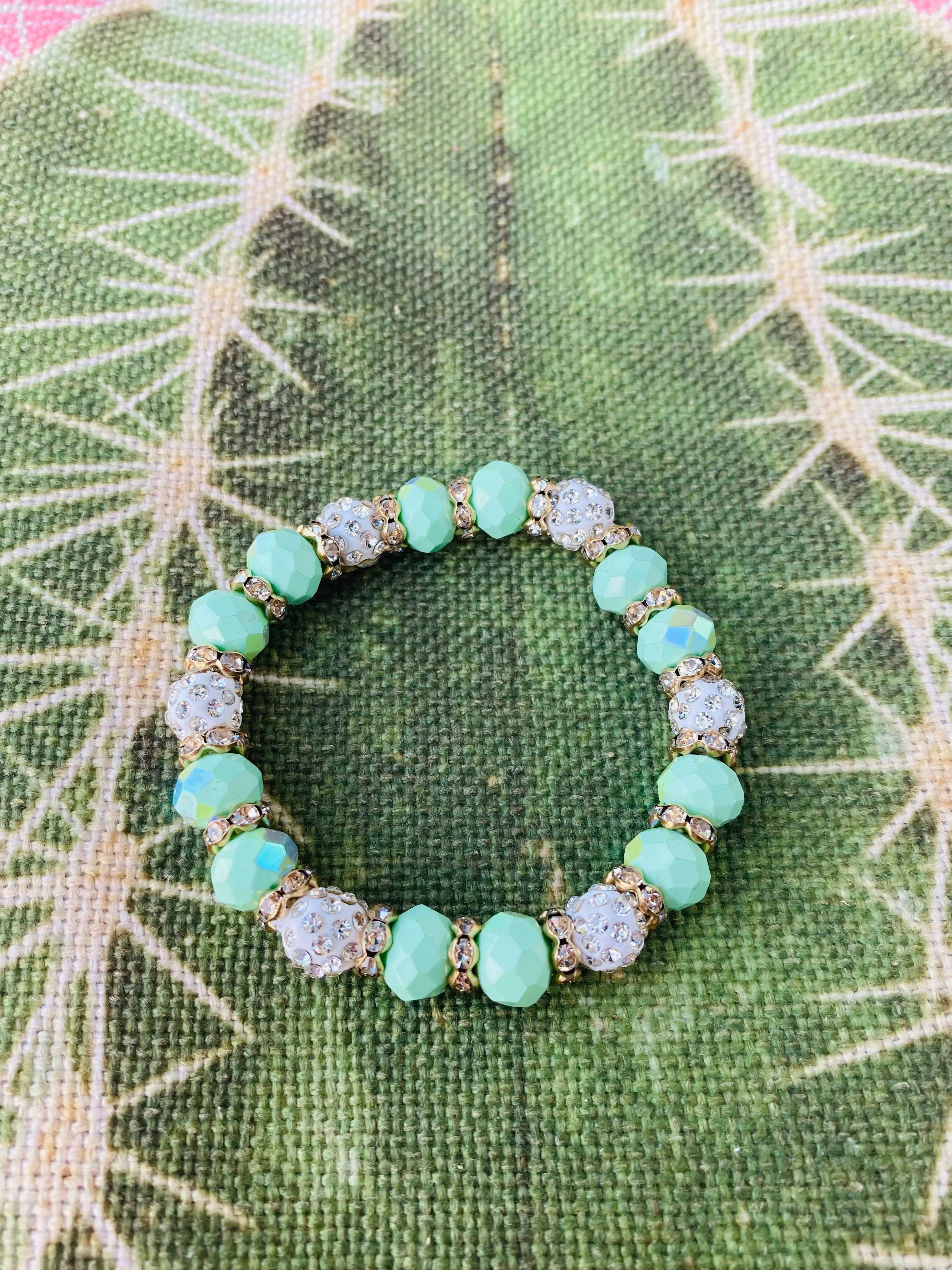 Candy Crystal Bead Bracelet