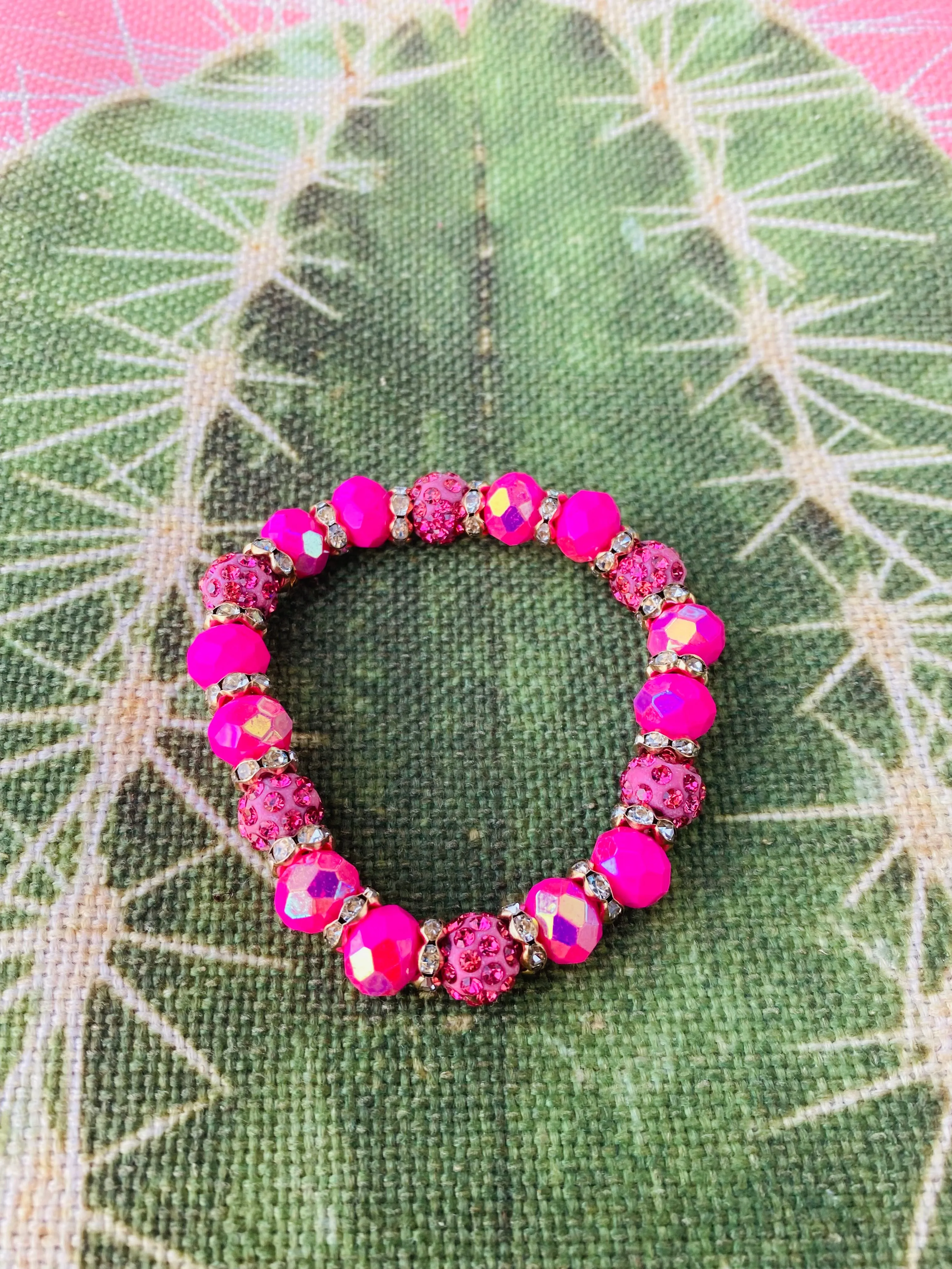 Candy Crystal Bead Bracelet